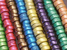 Polymer Clay Beads with Pearl Ex Pigments