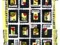 Finished sheet of faux postage stamps made to put on my 2019 Christmas cards.