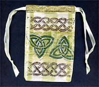 Rubber Stamped Celtic Gift Bag