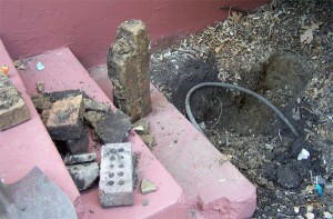 My "dirt mine" - also a brick mine!
