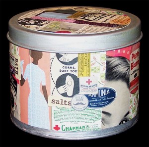 Decorative Upcycled Metal Tin