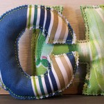 Kid's Hand Sewn Initial Letter