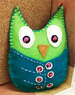 Sew a Felt Owl with a Pocket