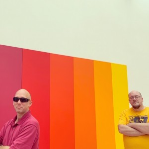 Tom is in red, Mike is in Yellow.