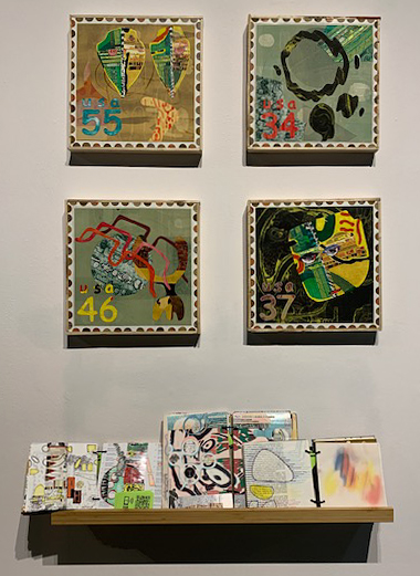 My display at the "Back To Our Roots" art show