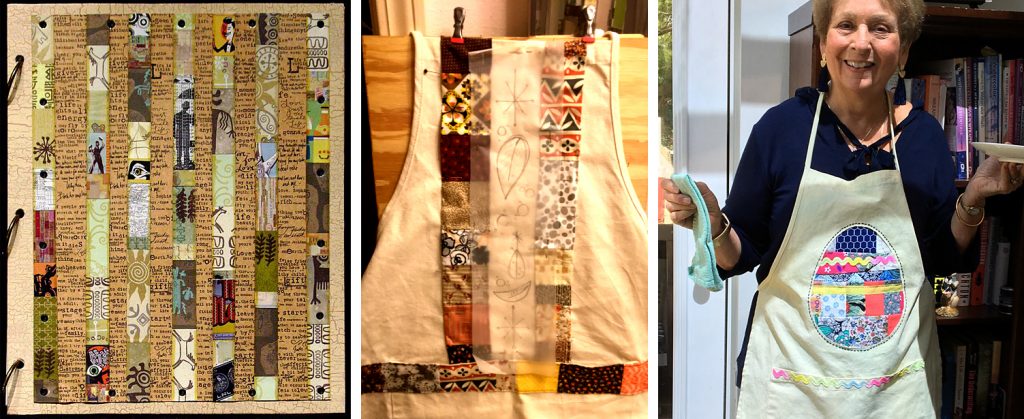 Making scraps into stripes