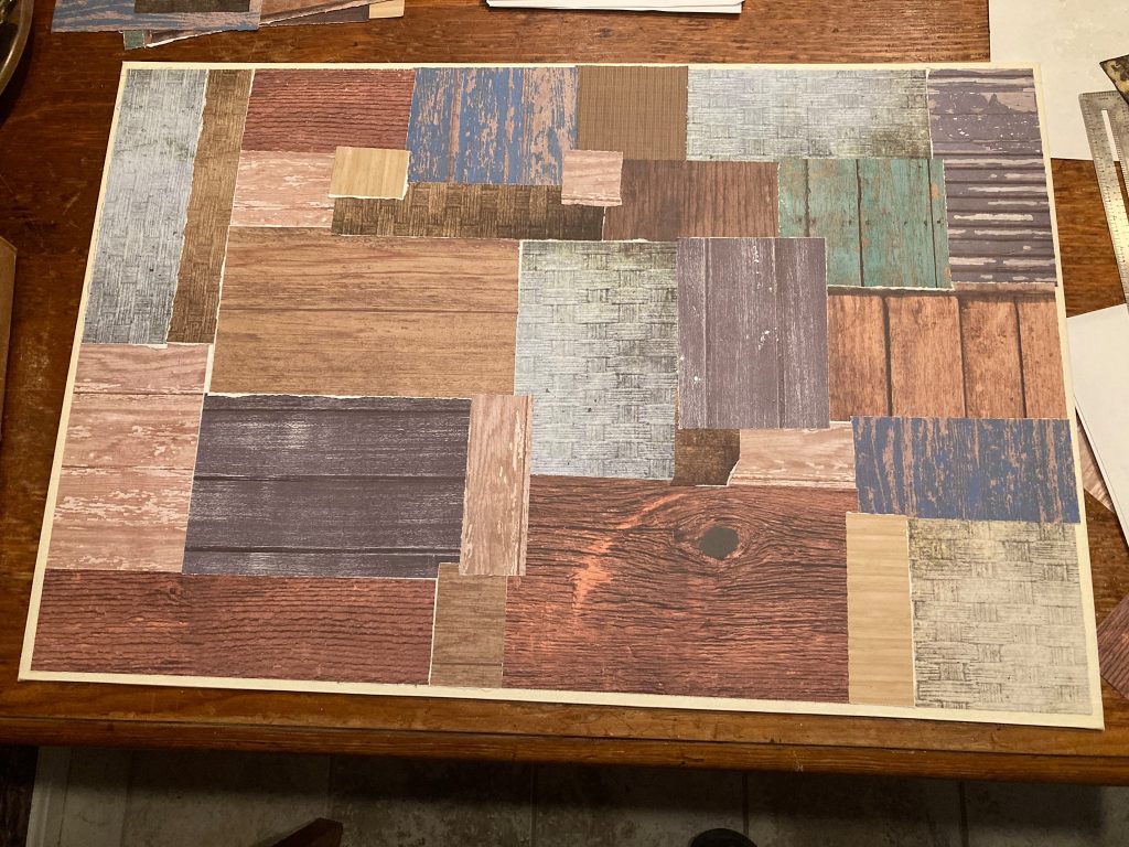 Background for Dave's photo board.
