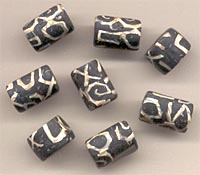 Polymer clay beads.